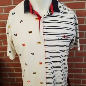 Vintage Tommy Hilfiger Polo Contrasting Cloths